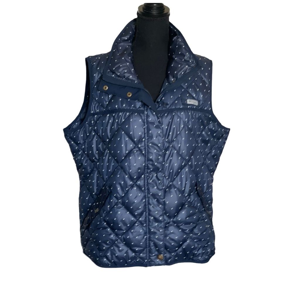 Columbia Navy Quilted Vest